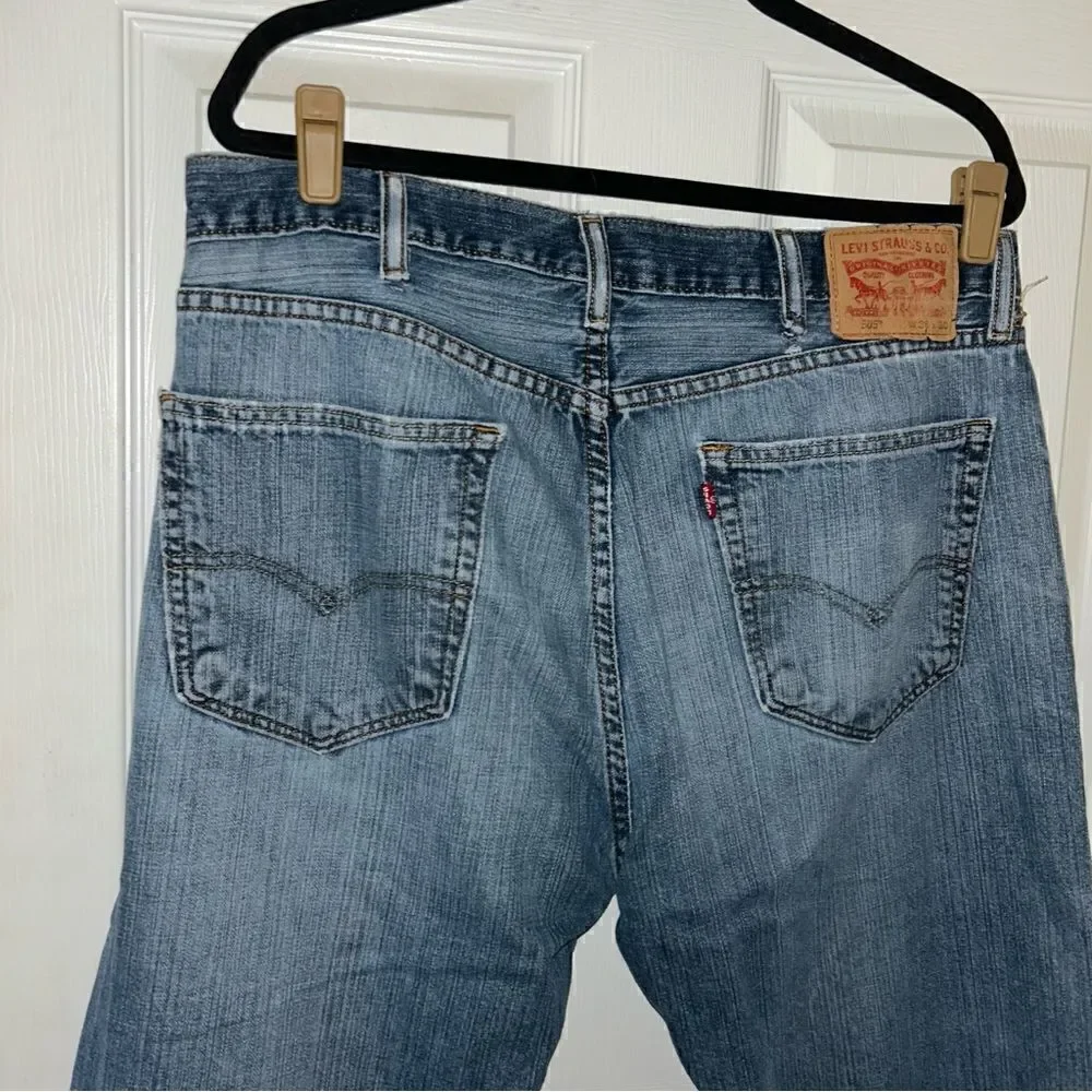 Levi’s 505 Distressed Denim Jeans